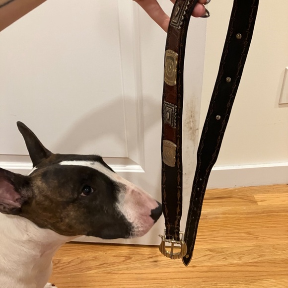 Vintage Leather Belt - Picture 3 of 5